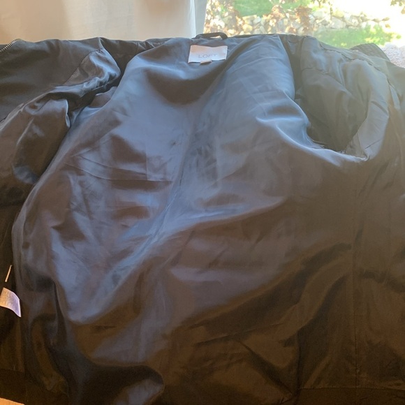 LOFT Quilted Mid-Weight Hip Length Black Jacket Women’s XS Extra Small - Picture 7 of 9